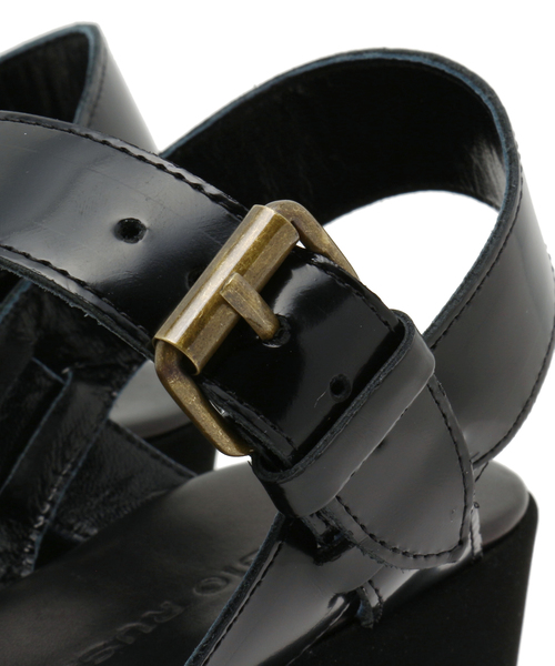 FABIO RUSCONI（ファビオルスコーニ）の「FABIO RUSCONI モノトーンサンダル（サンダル・レディース・ブラック・37/35/36）」の5枚目の写真