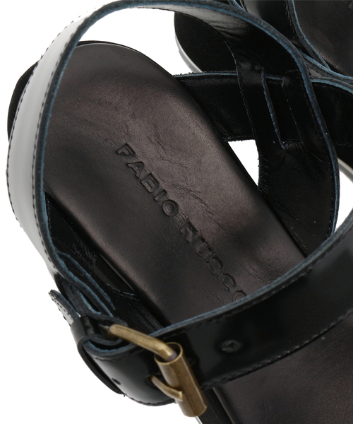 FABIO RUSCONI（ファビオルスコーニ）の「FABIO RUSCONI モノトーンサンダル（サンダル・レディース・ブラック・37/35/36）」の4枚目の写真