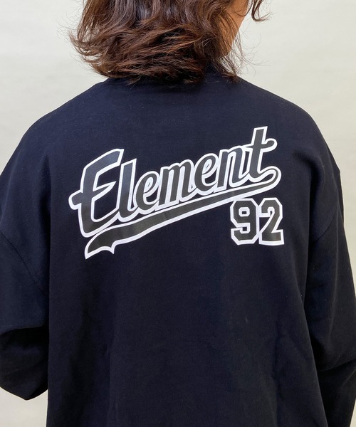 ELEMENT(エレメント)の「【ムラサキスポーツ別注】ELEMENT/エレメント ワイドシルエット クルーネックスウェット/トレーナー BC022-030(スウェット・メンズ・ネイビー/ブラック/グリーン・XL/L/M)」の2枚目の写真