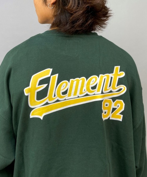 ELEMENT(エレメント)の「【ムラサキスポーツ別注】ELEMENT/エレメント ワイドシルエット クルーネックスウェット/トレーナー BC022-030(スウェット・メンズ・ネイビー/ブラック/グリーン・XL/L/M)」の9枚目の写真