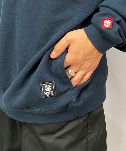 ELEMENT(エレメント)の「【ムラサキスポーツ別注】ELEMENT/エレメント ワイドシルエット クルーネックスウェット/トレーナー BC022-030(スウェット・メンズ・ネイビー/ブラック/グリーン・XL/L/M)」の16枚目の写真