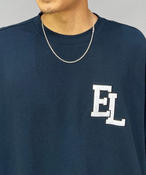 ELEMENT(エレメント)の「【ムラサキスポーツ別注】ELEMENT/エレメント ワイドシルエット クルーネックスウェット/トレーナー BC022-030(スウェット・メンズ・ネイビー/ブラック/グリーン・XL/L/M)」の14枚目の写真