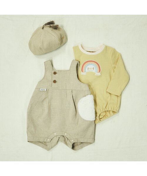 apres les cours（アプレレクール）の「タッセル付きベビー帽子（その他ベビー用品・キッズ・ベージュ/ブラウン・48/46）」の3枚目の写真