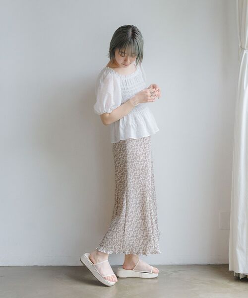 RETRO GIRL（レトロガール）の「ガラプリーツSK（スカート・レディース・ホワイト系その他/ブラック系その他/イエロー系その他・FREE）」の11枚目の写真