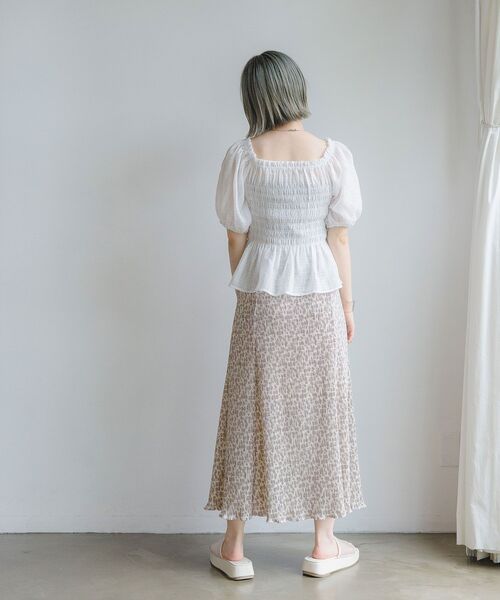 RETRO GIRL（レトロガール）の「ガラプリーツSK（スカート・レディース・ホワイト系その他/ブラック系その他/イエロー系その他・FREE）」の4枚目の写真