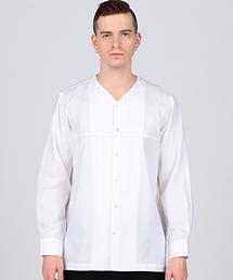 EN ROUTE | ENR オックス ノーカラーシャツ(シャツ/ブラウス)