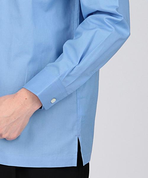 EN ROUTE(アンルート)の「ENR オックス ノーカラーシャツ●(シャツ/ブラウス・メンズ・ホワイト/ロイヤルブルー・2/1/3)」の10枚目の写真