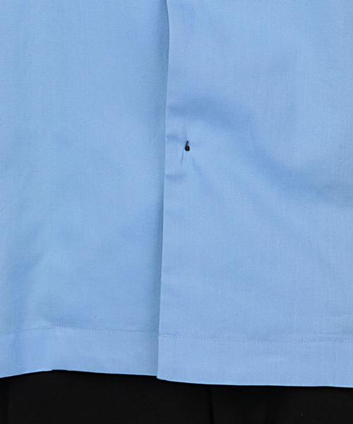 EN ROUTE(アンルート)の「ENR オックス ノーカラーシャツ●(シャツ/ブラウス・メンズ・ホワイト/ロイヤルブルー・2/1/3)」の3枚目の写真