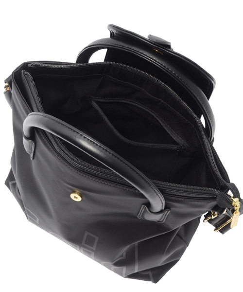 X-girl（エックスガール）の「FLAP TOTE BAG（トートバッグ・レディース・ブラック/レッド・ONE SIZE）」の8枚目の写真