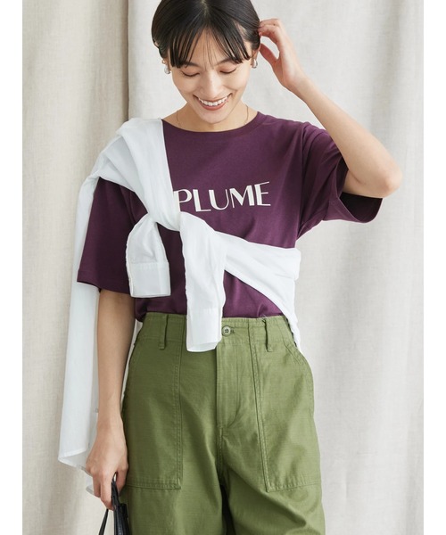 AMERICAN HOLIC（アメリカンホリック）の「カラーロゴプリントカットプルオーバー（Tシャツ/カットソー・レディース・パープル/ネイビー/グリーン・L/M）」の10枚目の写真