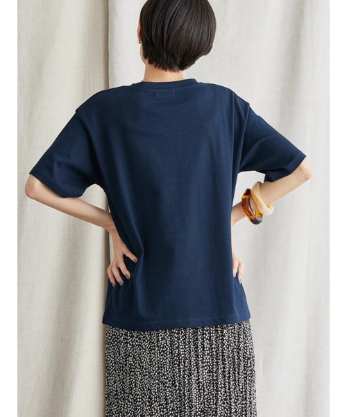 AMERICAN HOLIC（アメリカンホリック）の「カラーロゴプリントカットプルオーバー（Tシャツ/カットソー・レディース・パープル/ネイビー/グリーン・L/M）」の18枚目の写真