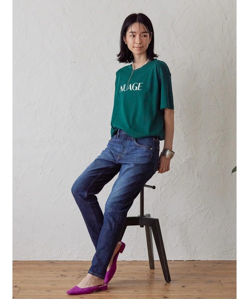 AMERICAN HOLIC（アメリカンホリック）の「カラーロゴプリントカットプルオーバー（Tシャツ/カットソー・レディース・パープル/ネイビー/グリーン・L/M）」の22枚目の写真