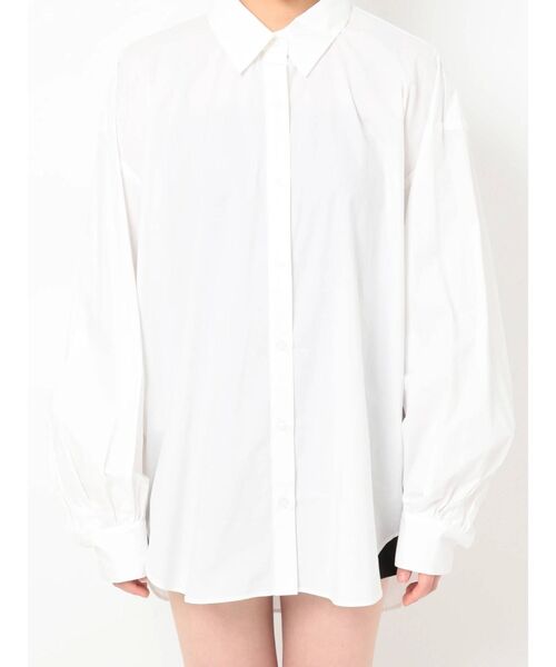 EVRIS（エヴリス）の「ボリュームスリーブベーシックシャツ（シャツ/ブラウス・レディース・ブラック/ホワイト・FREE）」の19枚目の写真