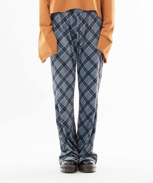 セール】TARTAN PLAID FLARE PANTS（その他パンツ）｜X-girl