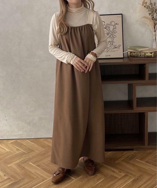 apres jour clair(アプレジュールクレア)の「【apres jour clair】ベルトキャミワンピース【ZOZOTOWN限定アイテム】(ワンピース・レディース・ブラウン系その他/ベージュ/アイボリー・フリー/X-LARGE)」の11枚目の写真