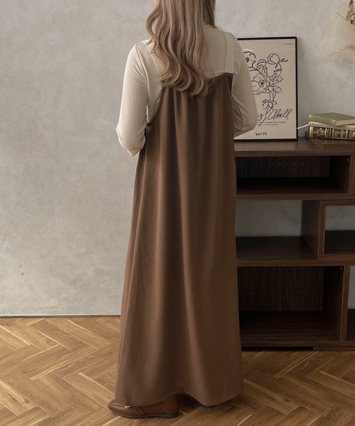 apres jour clair(アプレジュールクレア)の「【apres jour clair】ベルトキャミワンピース【ZOZOTOWN限定アイテム】(ワンピース・レディース・ブラウン系その他/ベージュ/アイボリー・フリー/X-LARGE)」の13枚目の写真