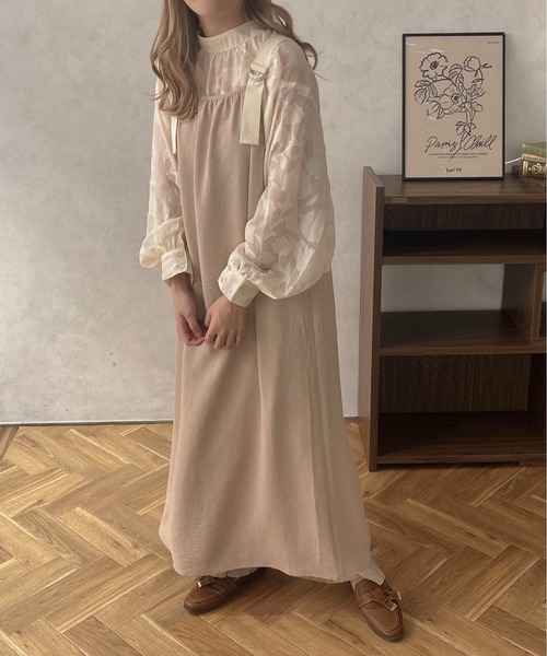 apres jour clair(アプレジュールクレア)の「【apres jour clair】ベルトキャミワンピース【ZOZOTOWN限定アイテム】(ワンピース・レディース・ブラウン系その他/ベージュ/アイボリー・フリー/X-LARGE)」の19枚目の写真
