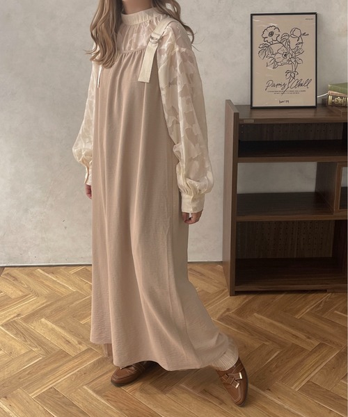 apres jour clair(アプレジュールクレア)の「【apres jour clair】ベルトキャミワンピース【ZOZOTOWN限定アイテム】(ワンピース・レディース・ブラウン系その他/ベージュ/アイボリー・フリー/X-LARGE)」の20枚目の写真