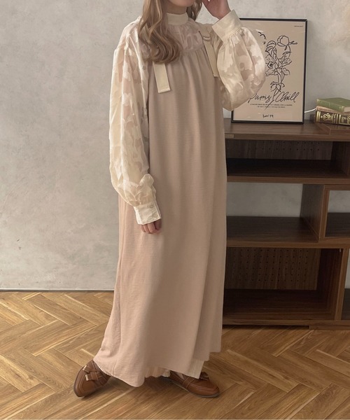 apres jour clair(アプレジュールクレア)の「【apres jour clair】ベルトキャミワンピース【ZOZOTOWN限定アイテム】(ワンピース・レディース・ブラウン系その他/ベージュ/アイボリー・フリー/X-LARGE)」の21枚目の写真
