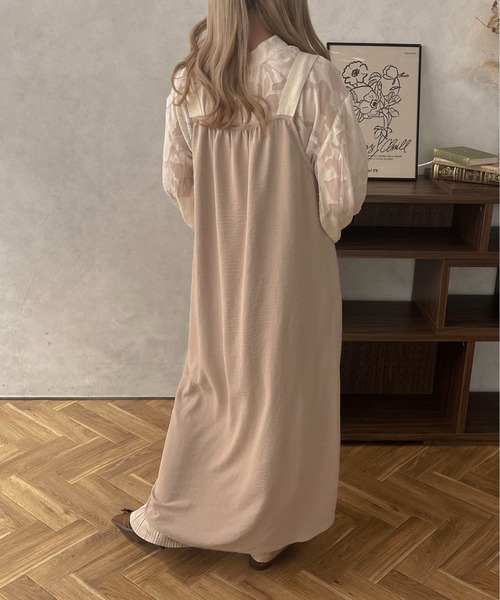 apres jour clair(アプレジュールクレア)の「【apres jour clair】ベルトキャミワンピース【ZOZOTOWN限定アイテム】(ワンピース・レディース・ブラウン系その他/ベージュ/アイボリー・フリー/X-LARGE)」の22枚目の写真