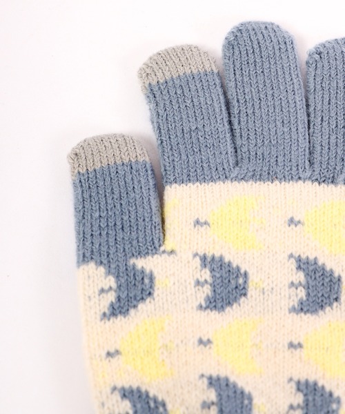 FUNALIVE（ファンアライブ）の「jou jou lier 裏起毛スマホタッチ手袋（手袋・レディース・ブラウン/ホワイト/グレー/アッシュグレー・FREE）」の8枚目の写真