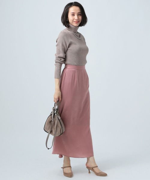 BAYFLOW（ベイフロー）の「バックドレープスカート（スカート・レディース・ベージュ/レッド/カーキ・SMALL/MEDIUM）」の12枚目の写真