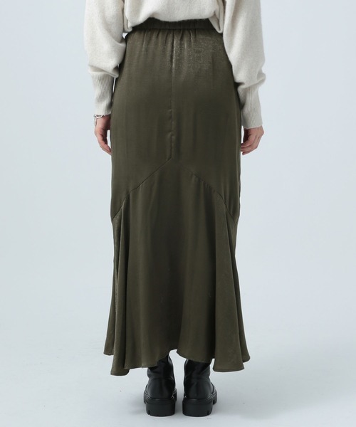 BAYFLOW（ベイフロー）の「バックドレープスカート（スカート・レディース・ベージュ/レッド/カーキ・SMALL/MEDIUM）」の21枚目の写真