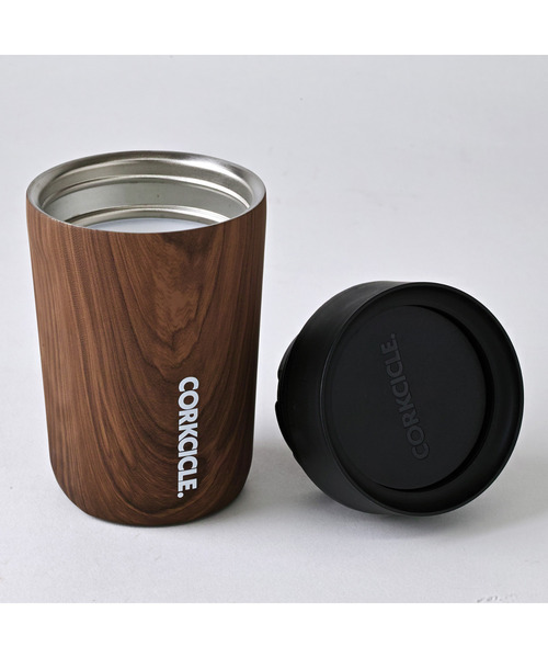 CORKCICLE（コークシクル）の「9oz/250ml COMMUTER CUP コミューターカップ 漏れない保温保冷タンブラー 360度全方向 プッシュ蓋式 CERAMIC SLATE/SNOWDRIFT/WALNUT [CORKCICLE/コークシクル]（グラス/マグカップ/タンブラー・メンズ・グレー/ブラウン/ホワイト系その他・ONE SIZE）」の20枚目の写真