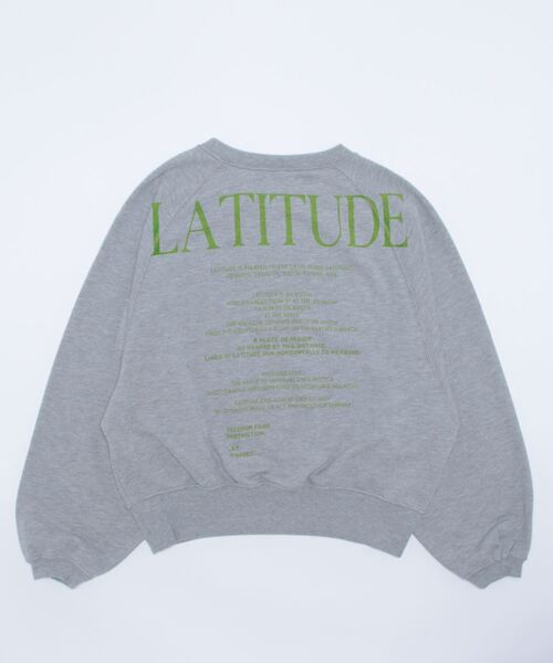 Q(キュー)の「バックロゴラグラントレーナー(スウェット・レディース・オレンジ/ライトグレー・MEDIUM)」の12枚目の写真