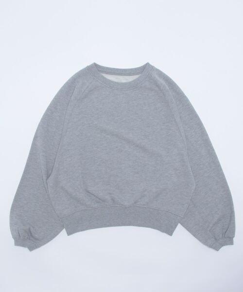 Q(キュー)の「バックロゴラグラントレーナー(スウェット・レディース・オレンジ/ライトグレー・MEDIUM)」の10枚目の写真