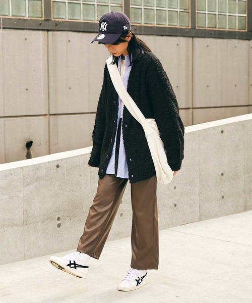 SPOC STORE（スポックストア）の「【SPOC STORE】ブークレニットオーバーサイズカーディガン（カーディガン/ボレロ・メンズ・パープル/ブラック/グリーン・M/L）」の17枚目の写真