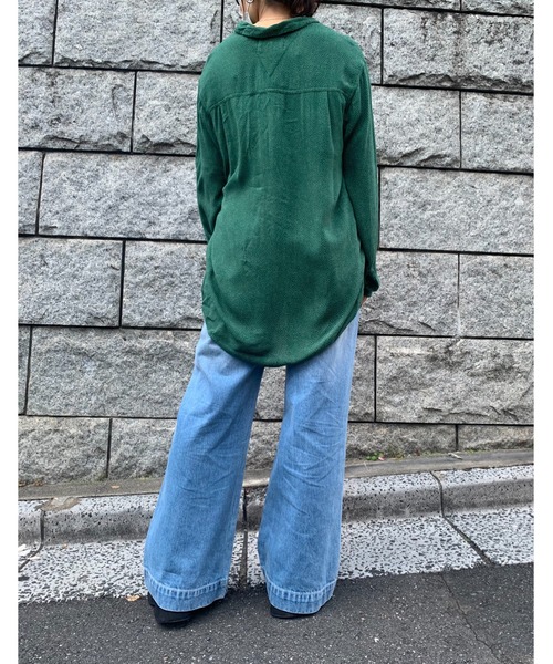 ROLLA'S(ローラス)の「BON L/S SHIRT(シャツ/ブラウス・レディース・グリーン・S)」の3枚目の写真