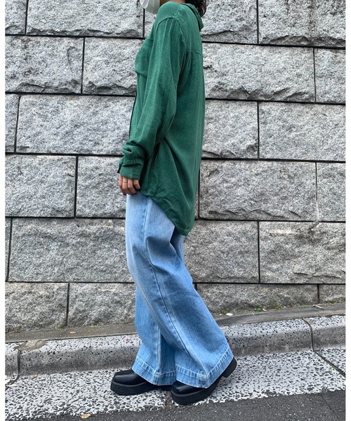 ROLLA'S(ローラス)の「BON L/S SHIRT(シャツ/ブラウス・レディース・グリーン・S)」の5枚目の写真