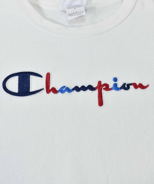 Champion(チャンピオン)の「【ヴィンテージ古着】Champion / チャンピオン リバースウィーブ 刺繍 スウェットプルオーバー(スウェット・メンズ・ホワイト・MEDIUM)」の4枚目の写真