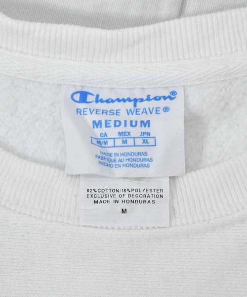 Champion(チャンピオン)の「【ヴィンテージ古着】Champion / チャンピオン リバースウィーブ 刺繍 スウェットプルオーバー(スウェット・メンズ・ホワイト・MEDIUM)」の3枚目の写真
