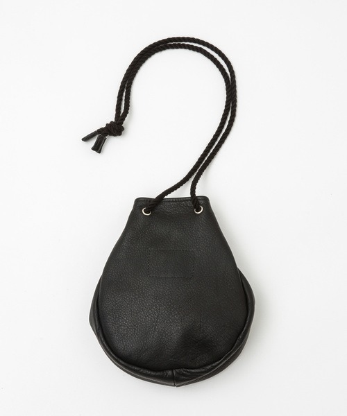 20/80（テゥエンティーエイティー）の「【20/80】トゥエンティーエイティー/SHRINK LEATHER GASSAI BAG（ボディバッグ/ウエストポーチ・メンズ・ブラック・F）」の5枚目の写真