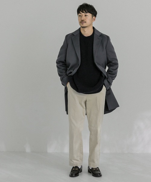 URBAN RESEARCH（アーバンリサーチ）の「CHESTER COAT SUPER120（チェスターコート・メンズ・ブラック/グレー/ブラウン系その他/ブルー系その他・SMALL/MEDIUM/LARGE/X-LARGE）」の20枚目の写真