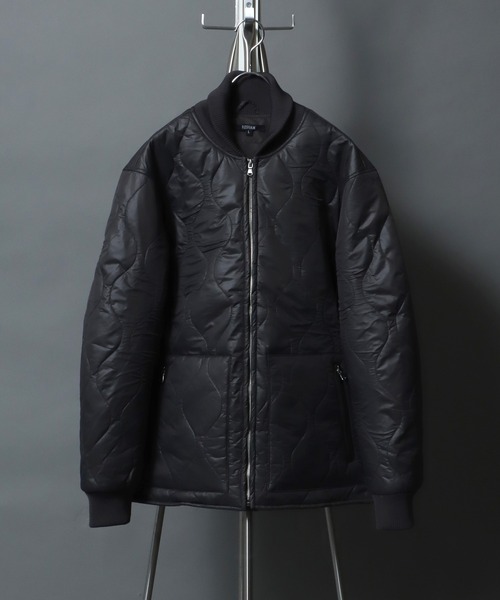 【セール】RESHAM/レーシャム キルティング リブジャケット（ブルゾン）｜RESHAM（レーシャム）