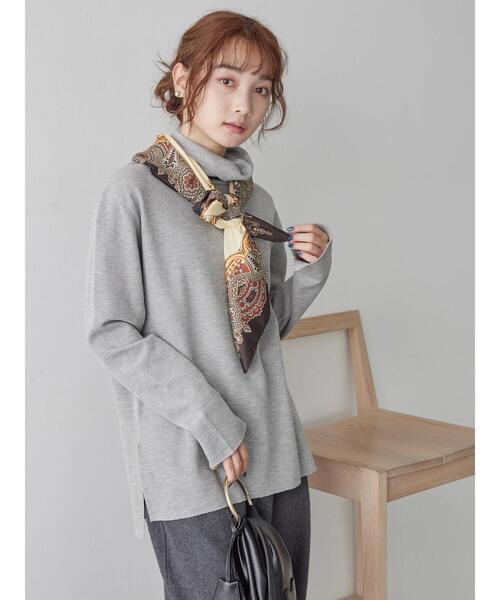 AMERICAN HOLIC（アメリカンホリック）の「リブタートルカットプルオーバー（Tシャツ/カットソー・レディース・ネイビー/ホワイト系その他/グリーン/グレー系その他・M/L）」の9枚目の写真