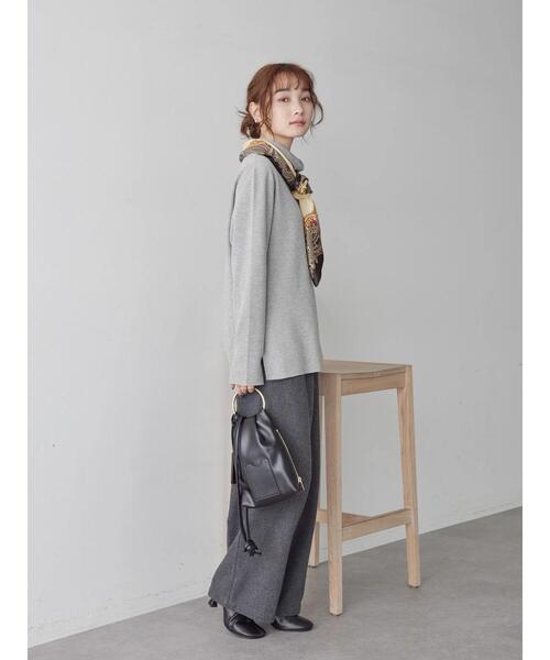 AMERICAN HOLIC（アメリカンホリック）の「リブタートルカットプルオーバー（Tシャツ/カットソー・レディース・ネイビー/ホワイト系その他/グリーン/グレー系その他・M/L）」の14枚目の写真