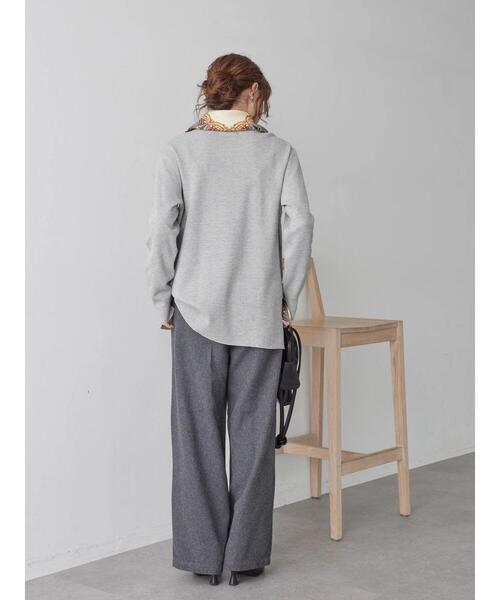 AMERICAN HOLIC（アメリカンホリック）の「リブタートルカットプルオーバー（Tシャツ/カットソー・レディース・ネイビー/ホワイト系その他/グリーン/グレー系その他・M/L）」の15枚目の写真