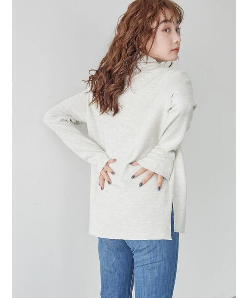 AMERICAN HOLIC（アメリカンホリック）の「リブタートルカットプルオーバー（Tシャツ/カットソー・レディース・ネイビー/ホワイト系その他/グリーン/グレー系その他・M/L）」の17枚目の写真