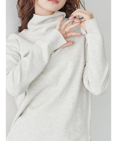 AMERICAN HOLIC（アメリカンホリック）の「リブタートルカットプルオーバー（Tシャツ/カットソー・レディース・ネイビー/ホワイト系その他/グリーン/グレー系その他・M/L）」の18枚目の写真