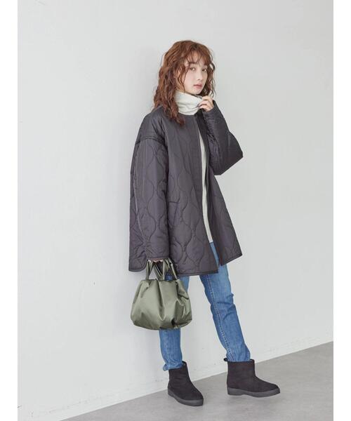 AMERICAN HOLIC（アメリカンホリック）の「リブタートルカットプルオーバー（Tシャツ/カットソー・レディース・ネイビー/ホワイト系その他/グリーン/グレー系その他・M/L）」の21枚目の写真