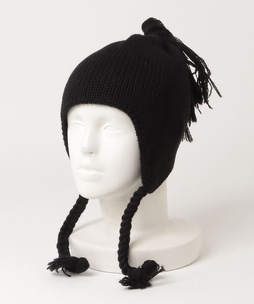 HIGHLAND 2000(ハイランドトゥーサウザンド)の「HIGHLAND2000/ハイランド2000 別注 Solid Bob Cap ソリッドボブキャップ(ニットキャップ/ビーニー・メンズ・グレー/ブラック・F)」の1枚目の写真