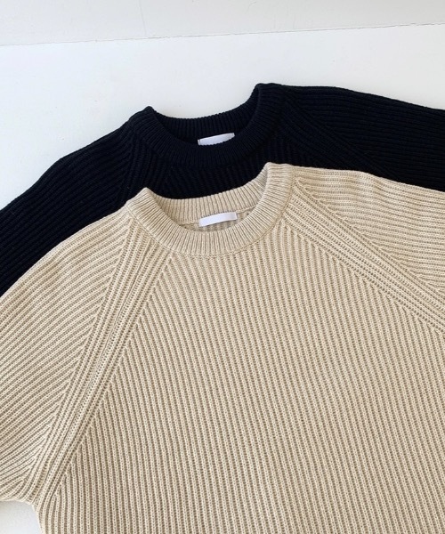 Didot.showroom（ディドット ショールーム）の「SET UP フィンガーホールリブニット（ニット/セーター・レディース・ブラック/ベージュ・FREE）」の15枚目の写真