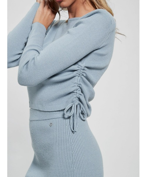 Guess（ゲス）の「Eco Arielle Sweater（ニット/セーター・レディース・ライトブルー・SMALL/MEDIUM/X-SMALL）」の5枚目の写真