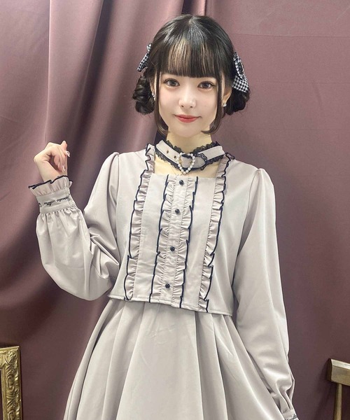 ROJITA(ロジータ)の「アンティーク調ハートビジュ付きリボンクリップSET(バレッタ/ヘアクリップ・レディース・アイボリー/マルチ/ブラック・FREE)」の6枚目の写真
