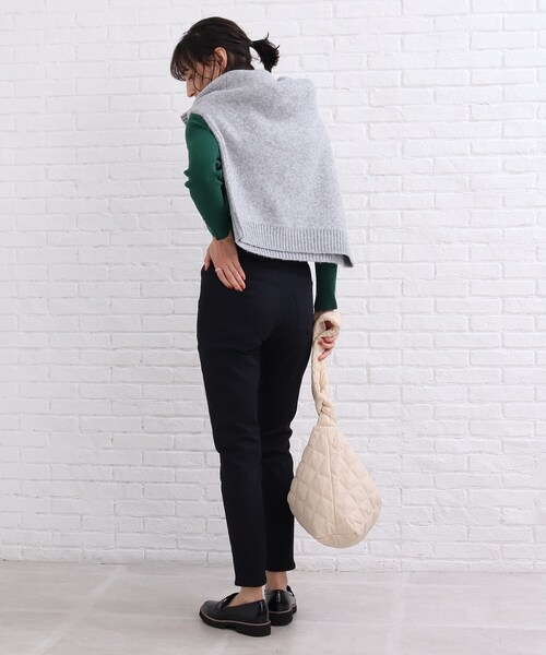 SHOO・LA・RUE（シューラルー）の「◆リラクシーな穿き心地が魅力【SS-3L】コットン ウルトラ スキニーパンツ（その他パンツ・レディース・ベージュ/ピンク系/ライトグリーン/ブラック/カーキ/ブルー・01/02/03/04/05/10）」の20枚目の写真