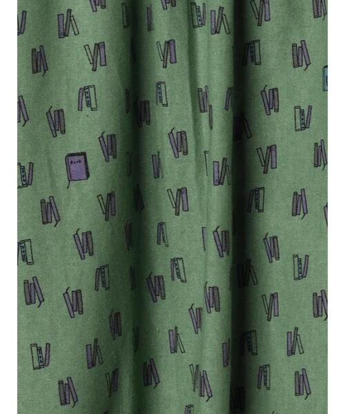 Samansa Mos2（サマンサ モスモス）の「BOOKプリント配色スカート